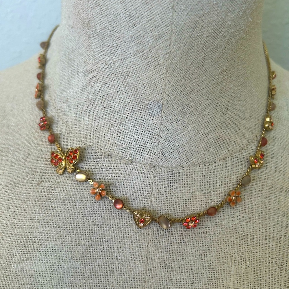Bohm High Quality Peachy Toned Adjustable Necklace